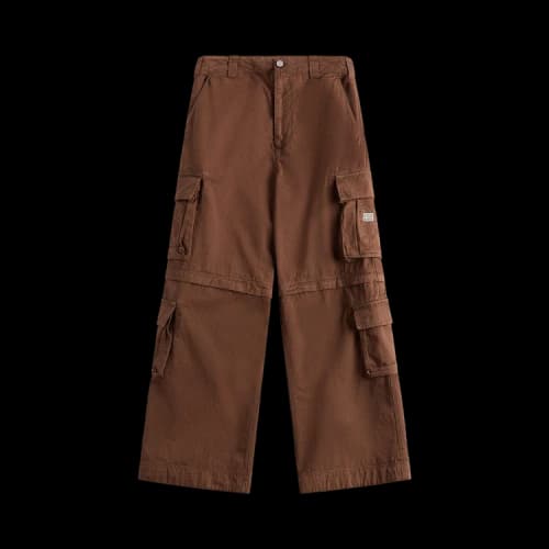 ERL Zip Off Cargo Pants Woven 'Brown'