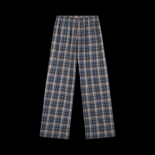 ERL Plaid Lounge Pants 'Blue'