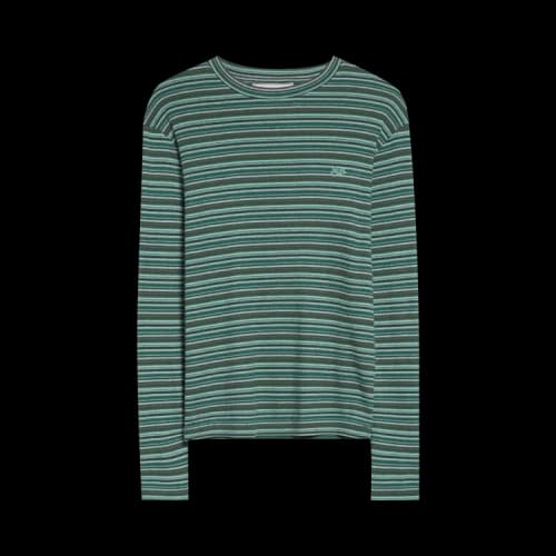ERL Striped Long-Sleeve T-Shirt 'Green'