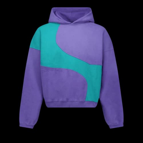 ERL Wave Hoodie Knit 'Navy'