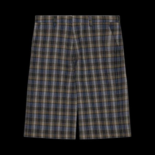 ERL Check Woven Shorts 'Grey'