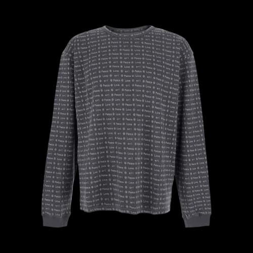 ERL Jacquard Long-Sleeve Tee 'Brown'