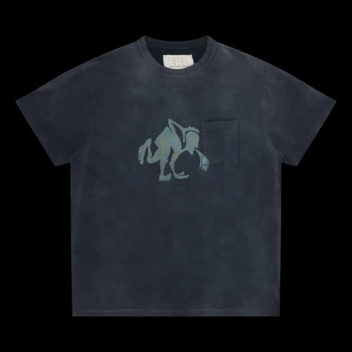 ERL Puke Tee 'Blue'