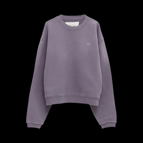ERL Script Crewneck Sweatshirt Knit 'Purple'
