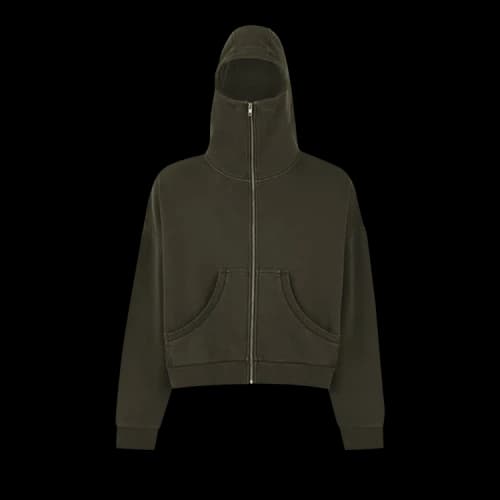 Entire Studios Full Zip Hoodie 'Military'