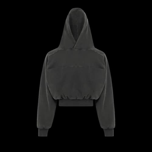 Entire Studios Double Double Hood 'Washed Black'