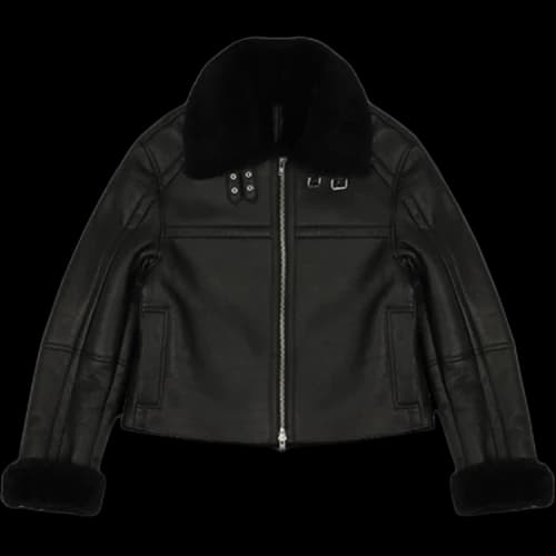 Entire Studios Shearling Jacket 'Black'