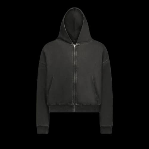 Entire Studios Thermal Hood 'Washed Black'