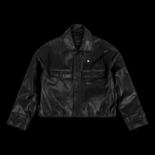 Entire Studios Cache Leather Jacket 'Black'
