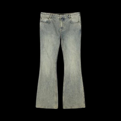 Entire Studios Slim-Flared Jeans 'Surface Wave'