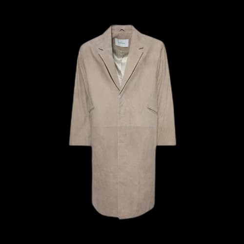 Entire Studios Single Breasted Coat 'Babouche Suede'