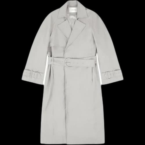 Entire Studios Goodman Trench Coat 'Light Grey'