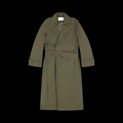 Entire Studios Goodman Trench Coat 'Military Green'