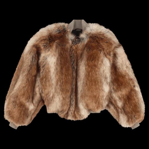 Entire Studios Faux Fur Jacket 'Eevee'