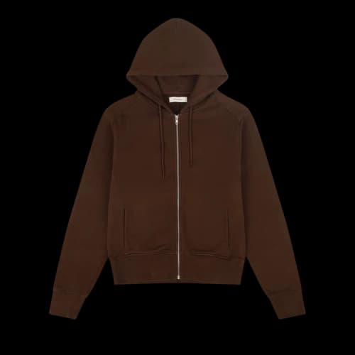 Entire Studios Slim Zip Up 'Brunette'