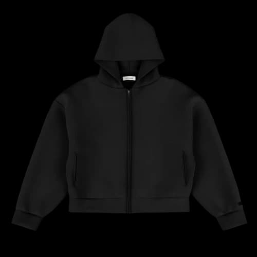 Entire Studios Scuba Zip Hoodie 'Black'