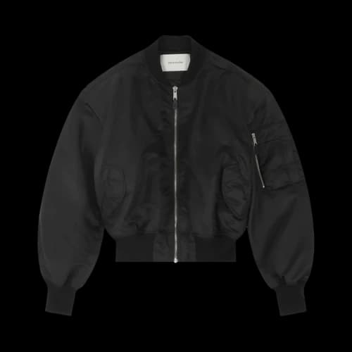 Entire Studios Cropped Broad Bomber 'Oil'