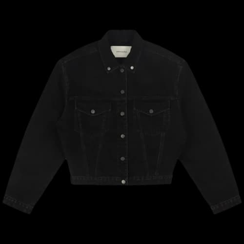 Entire Studios Shrunken Denim Jacket 'Magnetite'