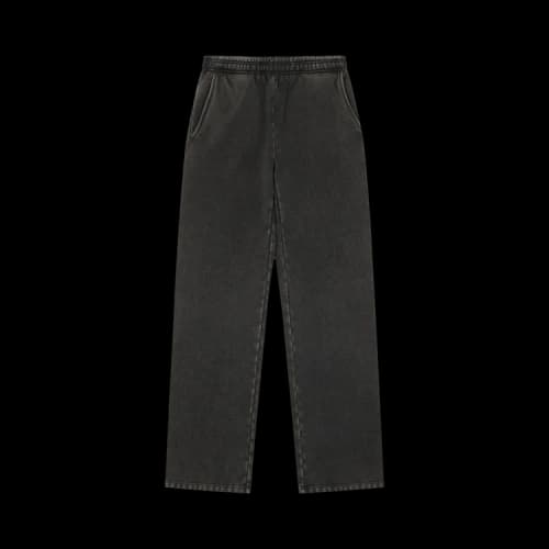 Entire Studios Straight Leg Sweatpant 'Washed Black'