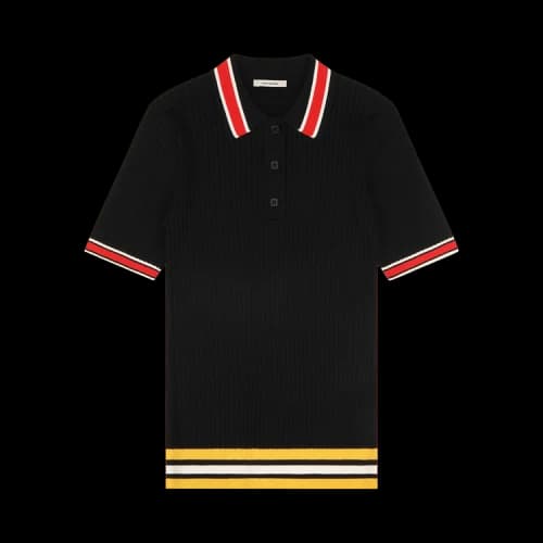 Entire Studios Ribbed Polo Shirt 'Inferno'