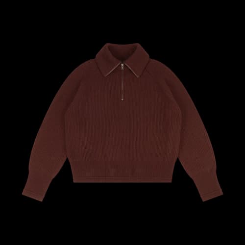 Entire Studios Blimp Quarter Zip 'Bean'