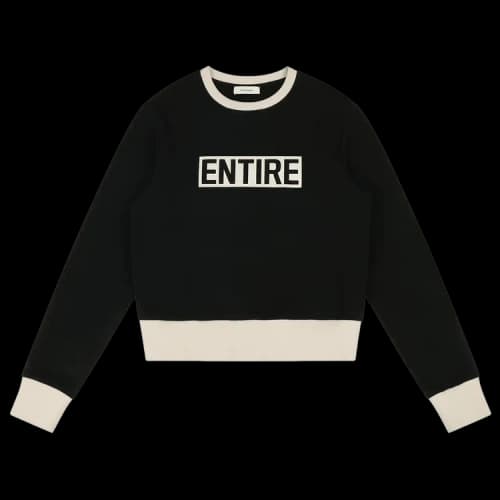 Entire Studios Contro Crew Neck Sweatshirt 'Skunk'