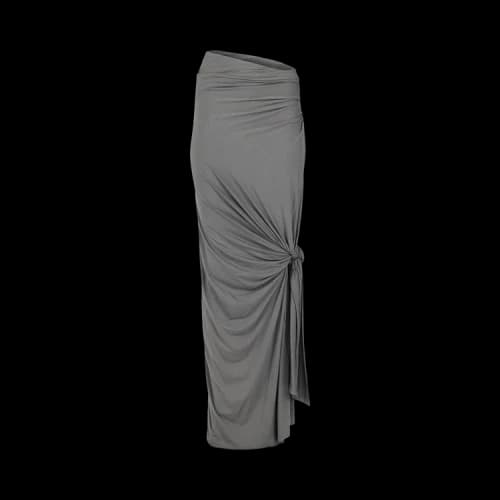 Entire Studios Lumiere Scarf Skirt 'Deep Grey'
