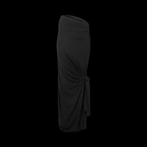 Entire Studios Lumiere Scarf Skirt 'Soot'