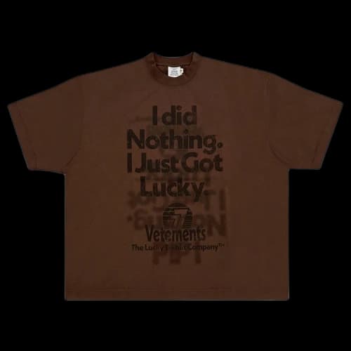 Cactus Jack by Travis Scott x Vetements Lucky Tee 'Brown'
