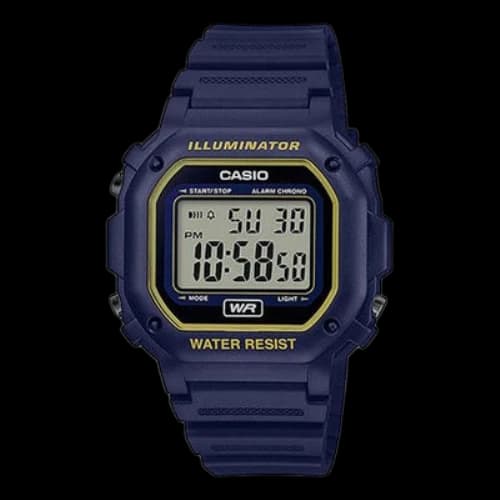 CASIO Waterproof Sports Unisex Mens Blue Digital