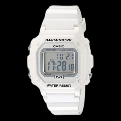 CASIO Sports Illuminator Unisex Mens White Digital