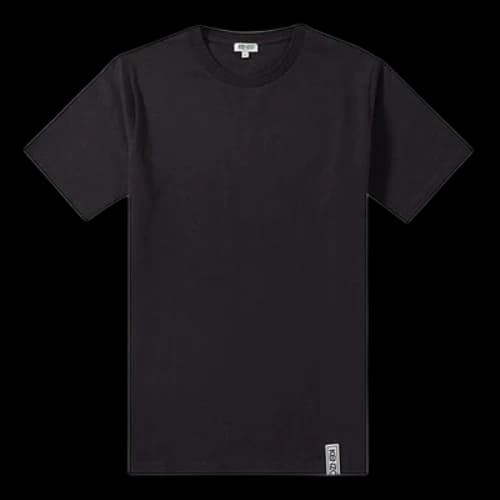 KENZO Cotton Short Sleeve Black