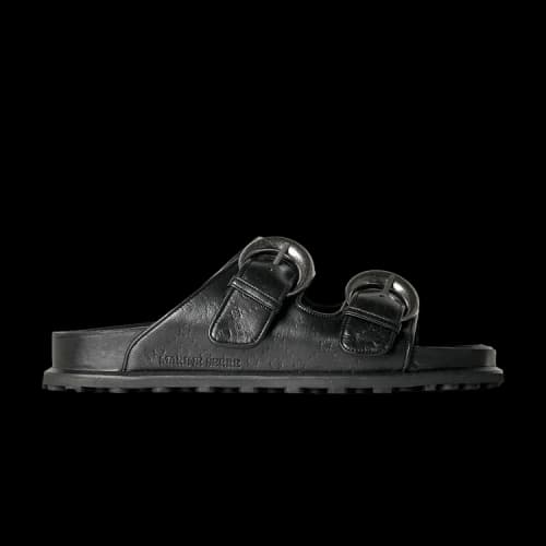 Marine Serre Ground Sandal 'Black Embossed'