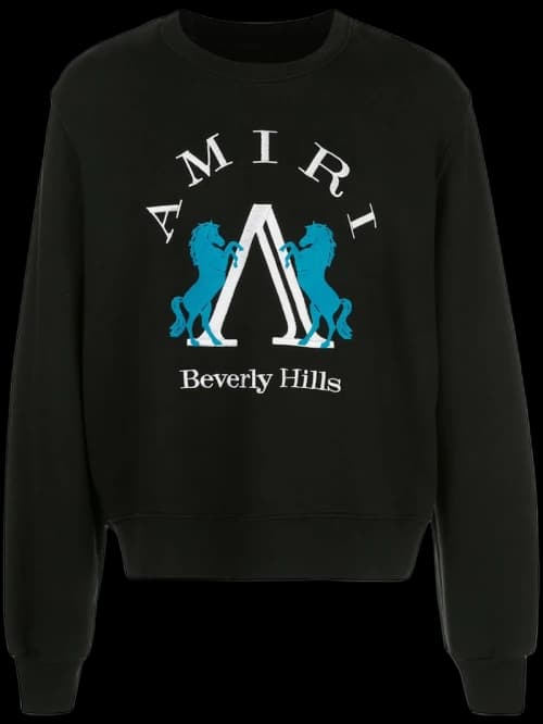 AMIRI Beverly Hills Crew Black