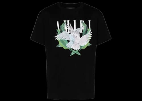 AMIRI Lovebirds Logo Tee Black