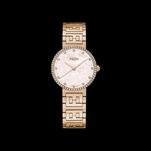Fendi Forever Fendi Diamond Watch 'Rose Gold'