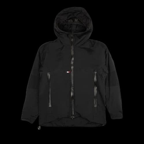 Moncler Godley Zip Up Long Down Jacket 'Black'