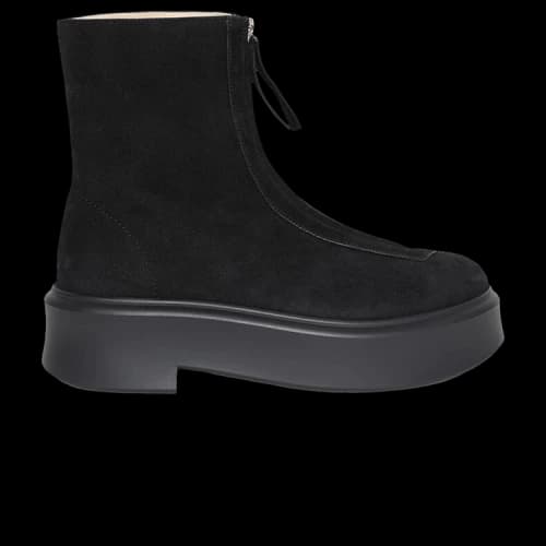 The Row Zipped Boot 'Suede Black' (Women's)