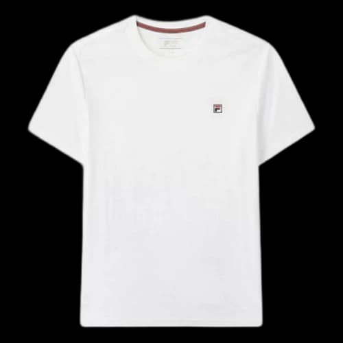 FILA Breathable Stripe Minimalistic Short Sleeve White