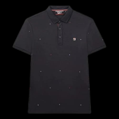 FILA Sports Knit Short Sleeve POLO Blue