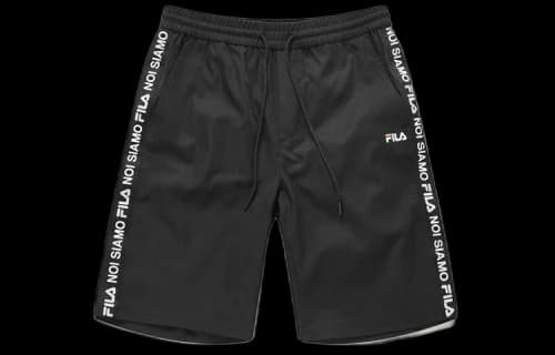 FILA Side Webbing Drawstring Shorts Black