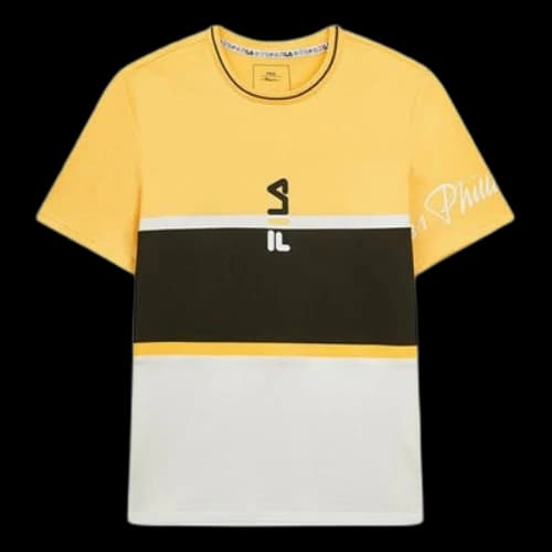 FILA x 3.1 Phillip Lim Colorblock Round Neck Short Sleeve Yellow