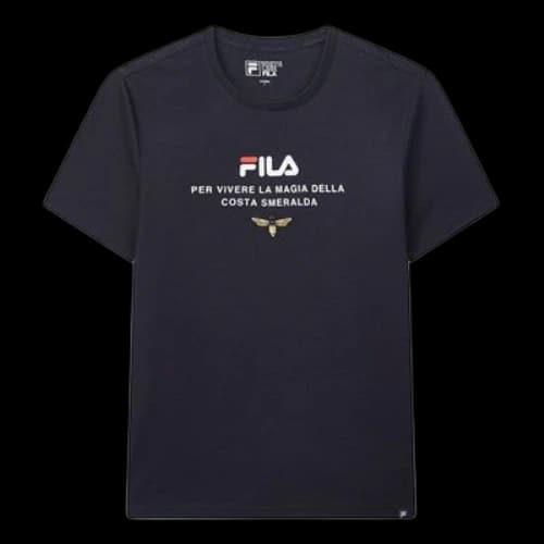 FILA Printing Sports Short Sleeve Blue