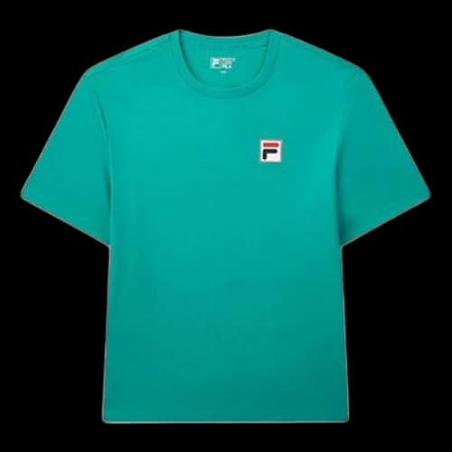FILA Back Bee Printing Short Sleeve Green T-Shirt