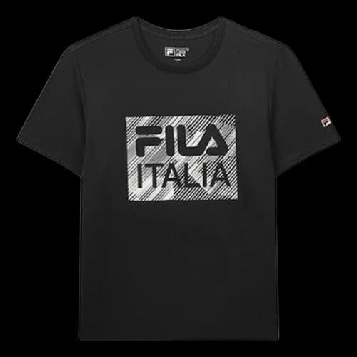 FILA LOGO Minimalistic Short Sleeve Black