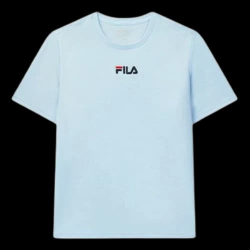 FILA Round Neck Casual Sports Short Sleeve Blue