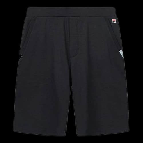 Yellow FILA Knit Shorts Loose Casual Sports Pants Blue