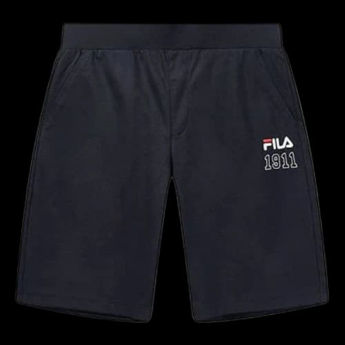 FILA Knit Loose Casual Outdoor Sports Shorts Blue