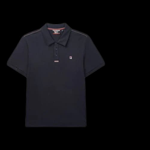 FILA Short Sleeve Navy Blue Polo Shirt