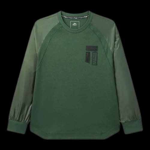FILA x 3.1 Phillip Lim Crossover Silicone Logo Casual Long Sleeves Green T-Shirt